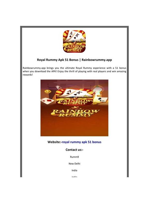 The Best Rummy App to Get 51 Bonus – Your Ultimate Guide